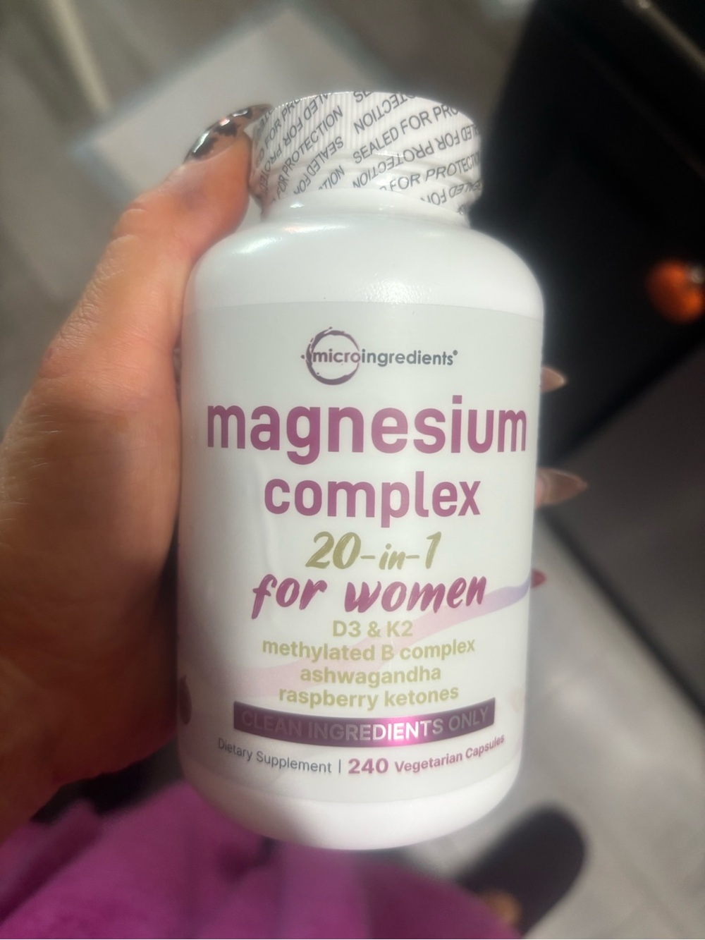 Magnesium Complex 20-in-1 for Women - White/Purple